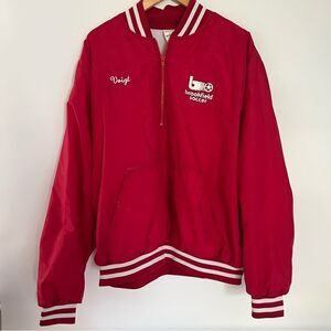VINTAGE SOCCER WINDBREAKER COACHES JACKET XXL